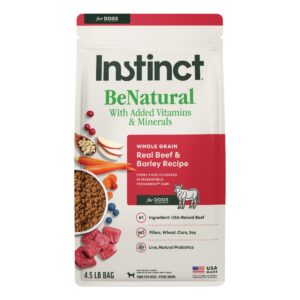 Instinct Be Natural Beef and Barley Dry Dog Food