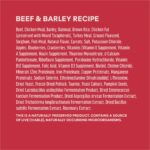 BeNatural Beef Kibble Ingredients
