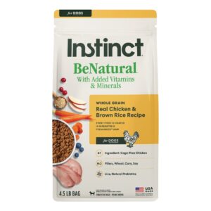 Instinct Be Natural Chicken & Brown Rice Dry Dog Food