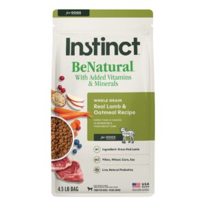 Instinct Be Natural Real Lamb and Oatmeal Recipe Dry Dog Food