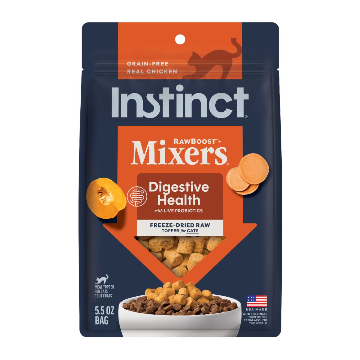 [Pre-order] Instinct Freeze-Dried Raw Boost Mixers Digestive Health Cat Food Topper