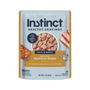 Instinct Healthy Cravings Grain-Free Duck Wet Cat Food Topper