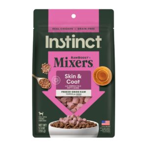 [Pre-order] Instinct Raw Boost Mixers Skin & Coat Health Freeze-Dried Dog Food Topper