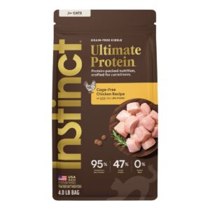 [Pre-order] Instinct Ultimate Protein Kibble Recipe with Real Chicken Dry Cat Food 4lb/ 10 lbs