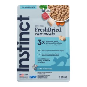 Instinct Raw Meals Freeze-Dried Pollock Cat Food, 9 oz. Bag