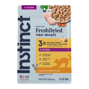 Raw Meals Freeze-Dried Kitten Chicken Cat Food, 9.5 oz. Bag