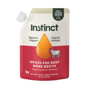 Instinct Grass-Fed Beef Bone Broth for Dogs, 16 oz